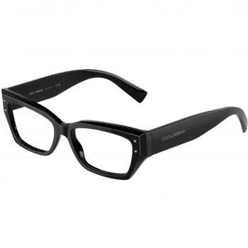 Dolce & Gabbana DG 3387 Women's Eyeglasses Black Size 53 - Blue Light Block Available