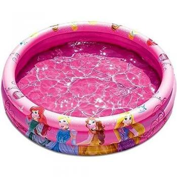 JOVAL - Piscina Refrescante Infantil Princesas Disney de 122 Centímetros de Diámetro - Piscina para Niños para Jardín, Terraza o Casa