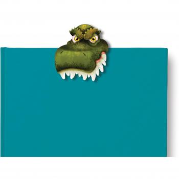 Teeth-Marks Bookmarks-T-Rex
