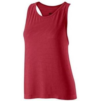 Wilson Competition - Camiseta sin Costuras para Mujer, Talla XS, Color Gris