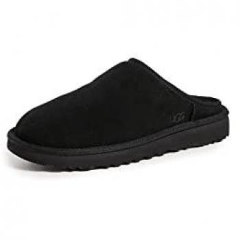 UGG Classic Slip-On Men's Black Sheepskin Slippers