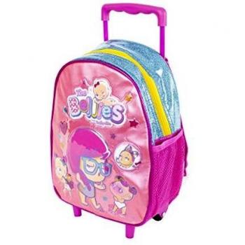 Bellies - Mochila Infantil con Carro y Ruedas para niños a Partir de 3 años, Color Rosa