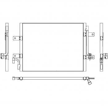 BEHR HELLA SERVICE 8FC 351 309-301 *** PREMIUM LINE *** Condensador, aire acondicionado