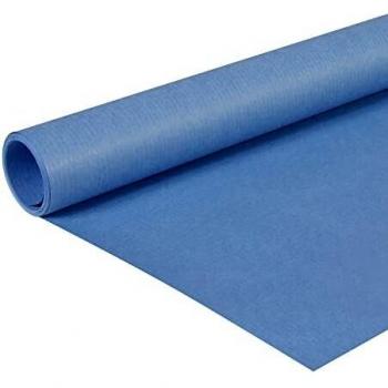 Rollo de papel kraft azul intenso, 65 g/m², 10m x 0,70m, PEFC certificado