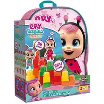 Mochila de Construcción Cry Babies con Bloques Lisciani