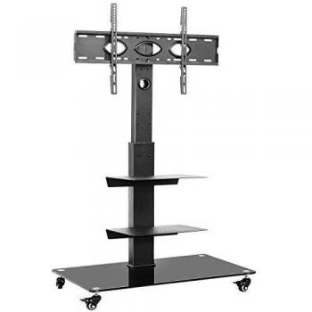 Rfiver soporte tv con ruedas de suelo para television de 37 a 70 pulgadas con giratorio y altura ajustable tf5002