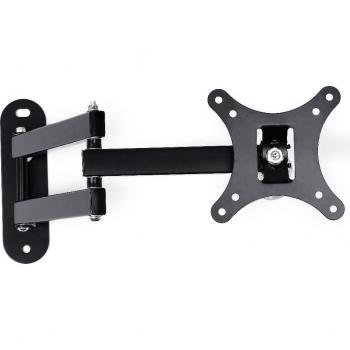 Soporte de Montaje en Pared Universal para TV LCD/LED de 10-26 con Inclinación y Giro VESA 75/100