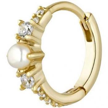 Ear Candy - Piercing aro Akira de plata bañado en oro amarillo 18k