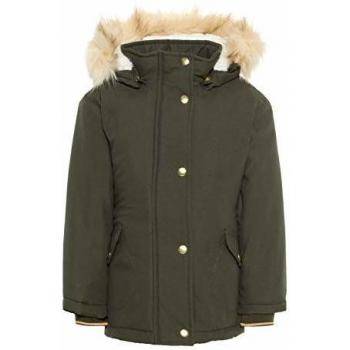NAME IT - Chaqueta de Invierno para niña Caqui 7 años