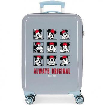 Disney Minnie Always Original Good Vibes Only Maleta de Cabina Rígida Azul 34L