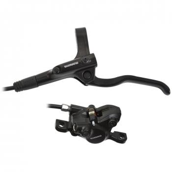 SHIMANO MT200 Freno Delantero Disco hidraúlico Post Mount reisna, Negro, M