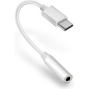 Adaptador de audio USB-C a jack 3.5mm para auriculares y smartphones