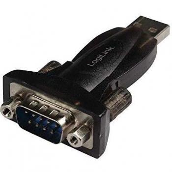 LogiLink - Adaptador USB 2.0 Macho A a SERI emacho