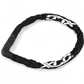 Xlc Lo-c19 Yakuza Plus-Candado de Cadena con combinación, Unisex Adulto, Negro, 1000 mm