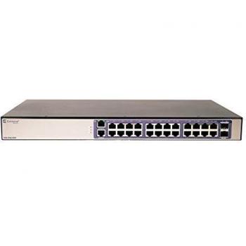 Extreme Networks 210-24P-GE2 Managed L2 Gigabit Ethernet Switch - 24 Port 10/100/1000Base-T PoE+ with 2 Unpopulated SFP Ports and 1 Fixed AC PSU