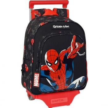 Mochila con Carro Spider-man Hero - Safta, ideal para transportar tus cosas con comodidad y estilo
