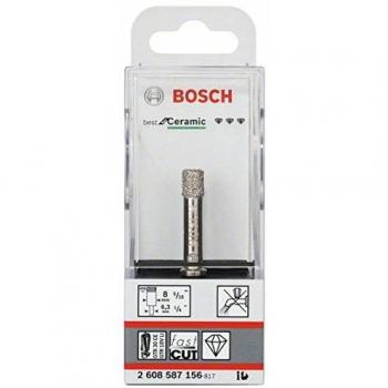 Bosch Professional 2 608 587 156 Bosch 156-Brocas de Diamante para perforación en seco Best for Ceramic-8 x 35 mm