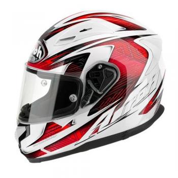 Airoh Moto de botes de casco, color Rojo