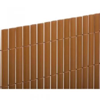 Cañizo PVC Reciclado Doble Cara 20mm Marrón 1x3 m