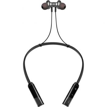 Auriculares Inalámbricos Bluetooth con Banda para el Cuello y Micrófono, Estéreo de Graves para Deportes