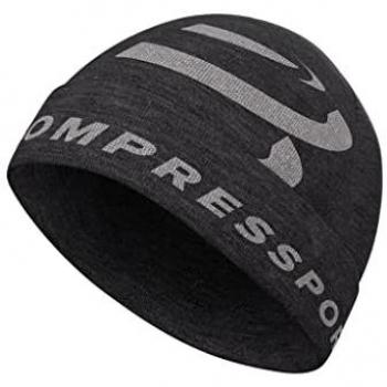 Gorro Compressport Casual Beanie Negro Gris UNICA