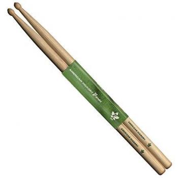 Baquetas Stagg V Series 5B de Madera de Hickory con Punta de Madera
