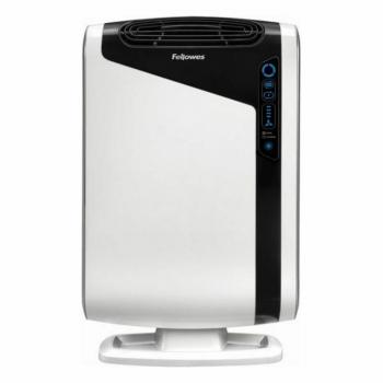 Fellowes AeraMax DX95 Purificador de Aire con Filtro HEPA, Cobertura 28-48m², Sistema Antimicrobiano AeraSafe, Sensor de Pureza del Aire Auto Smart, Blanco,