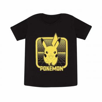 Camiseta unisex negra de Pokémon - Pikachu Retro Arcade - 5-6 años