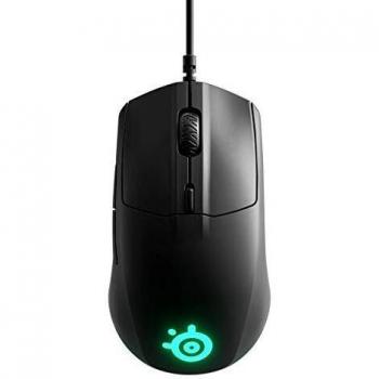 SteelSeries Rival 3 Wired Gaming Mouse - 8,500 CPI Optical Sensor - RGB Lighting