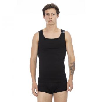 Bikkembergs Black Cotton T-Shirt - S