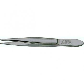 Pinza de Depilar Erbe 8 cm Puntiaguda Niquelada en Blister