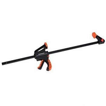 Sargento monomanual reforzado Silverline 238095, 300 mm, alta resistencia, diseño ergonómico, fácil manejo
