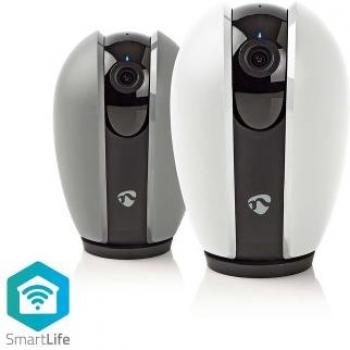 Cámara de Seguridad Interior SmartLife Wi-Fi Full HD 1080p con Movimiento, Noche y Almacenamiento en la Nube (opcional) - Gris/Dorado