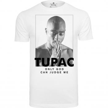 Camiseta Hombre Mister Tee 2Pac Prayer Blanco 2XL 100% Algodón Casual