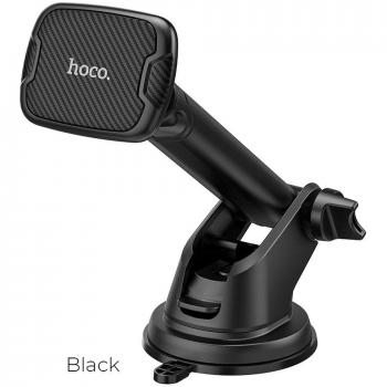 Hoco CA67 Universal Magnetic Car Phone Holder - Windshield/Dashboard Mount, Black