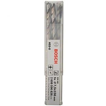 Bosch 2 608 596 826 - Pack de 5 brocas para metal HSS-G, DIN 340