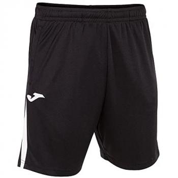 Bermuda de fútbol para hombre Joma Championship VII negro y blanco