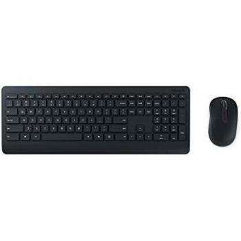 Microsoft Desktop 900 USB AZERTY - Teclado y Ratón inalámbricos, Negro