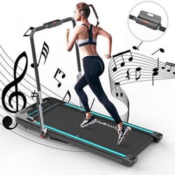 CITYSPORTS Cinta de Correr Motor eléctrico Plano y silencioso Entrenamiento de Caminar y Correr, infinitamente Variable hasta 8 km/h, Cinta de Correr Profesional para el hogar