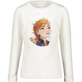 NAME IT Girl Mangas largas Blanco Blanco 122 cm