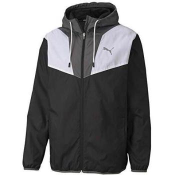PUMA Reactive Woven Jacket Chaqueta De Entrenamiento, Hombre, Black-Castlerock White, M