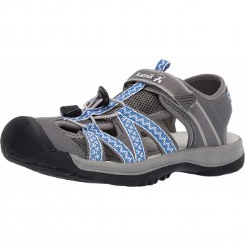 Kamik Islander2, Sandalias Punta Cerrada para Mujer, Gris