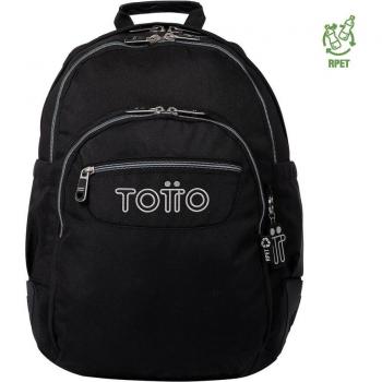 Mochila escolar Totto Rayol negro