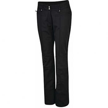 Dare 2b Clarity Pant Waterproof, Breathable & Windproof Ski & Snowboard Softshell Trouser with Intergrated Snow Gaiters Pantalones de esquí, Mujer, Negro