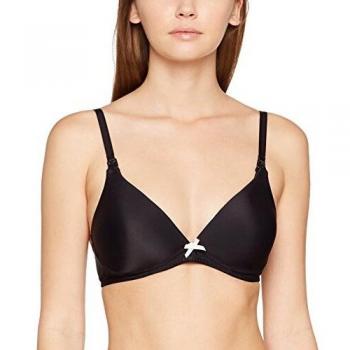 Selene Sujetador Maternal Alba Sin Aro Y con Relleno Negro 85C