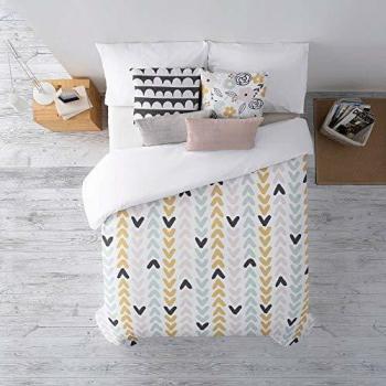 RIPSHOP - Funda nórdica de algodón percal de 175 Hilos - Cama de 180 x 190/200 cm | Tokyo - Chevron
