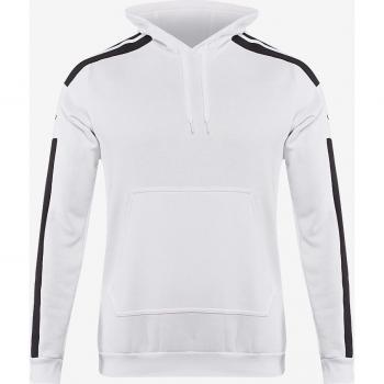 Adidas Squadra 21 Hooded Sweatshirt for Men and Youth - White/Black