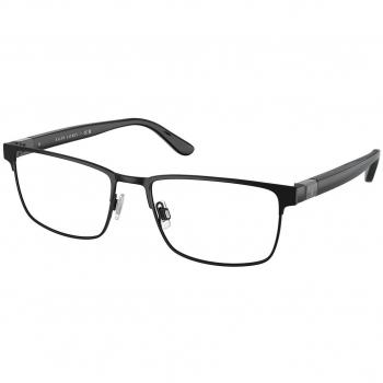 Polo Ralph Lauren PH1222 9304 Men's Eyeglasses Black Size 56 - Blue Light Block Available