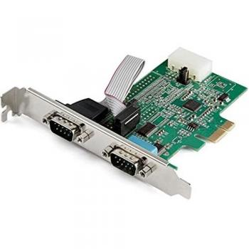 StarTech.com 2 Port PCI-E RS232 Serial Card Card