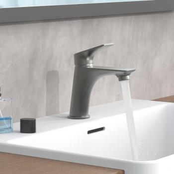 Grifo monomando de lavabo BOSTON grafito mate Schütte